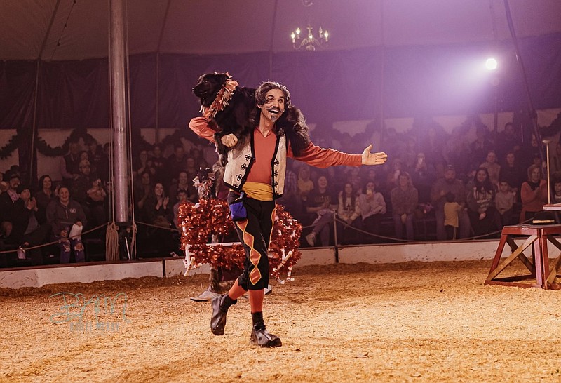 Piccolo Zoppés Winter Circus performs under a big top today-Nov. 19 at Bishop Lindsey Avenue and Magnolia Street in North Little Rock.

(Special to the Democrat-Gazette)