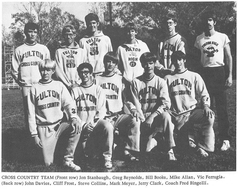 Photo courtesy the Kingdom of Callaway Historical Society
The Conference Champion Fulton cross-country team ended their season with a perfect 8-0 record in Fall 1973, Fred Bingelli's first year as coach.
