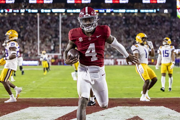 Milroe runs passes No 8 Tide by LSU Milroe runs passes No 8 Tide by LSU