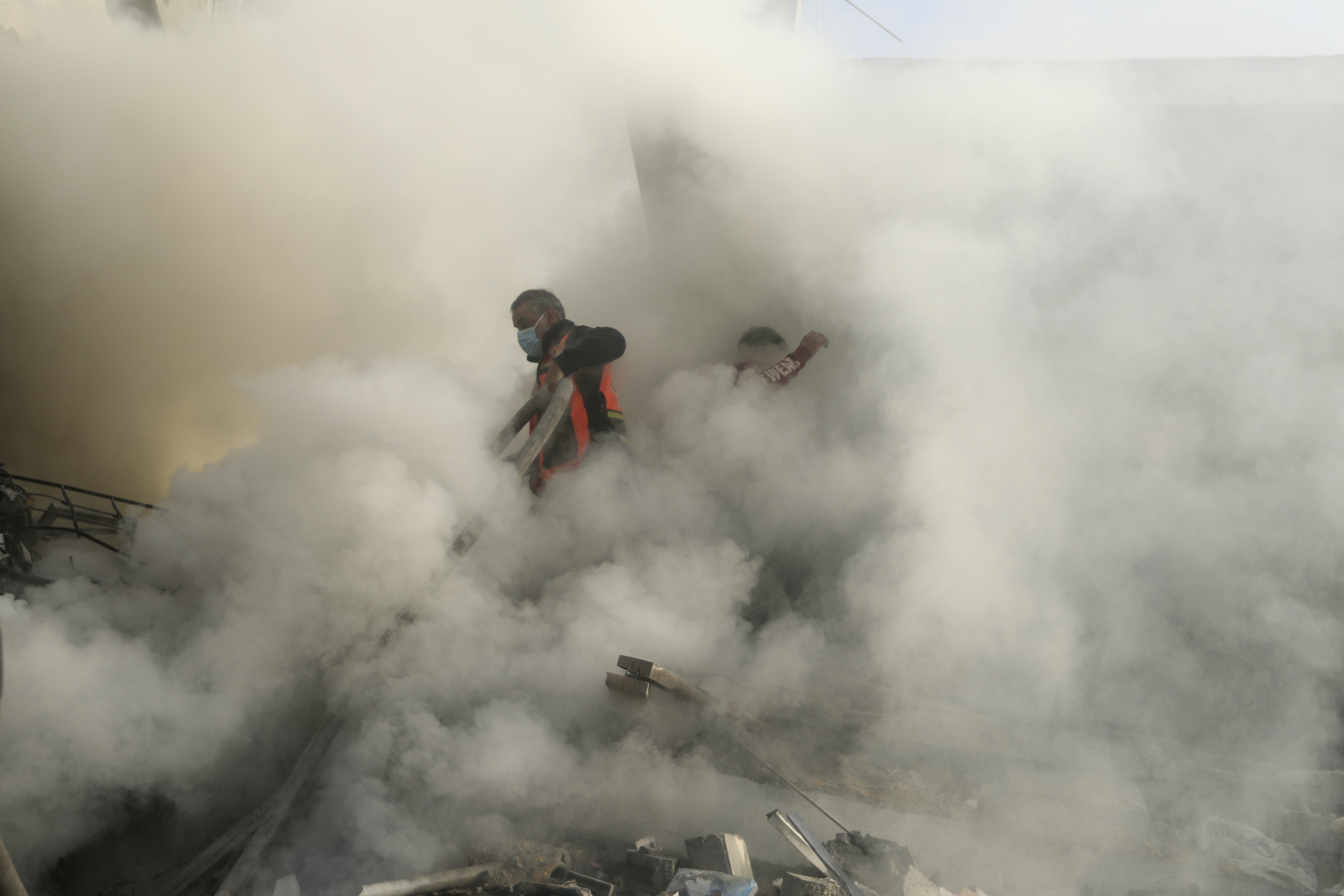 News outlets in fog of war amid dueling claims on Gaza hospital blast