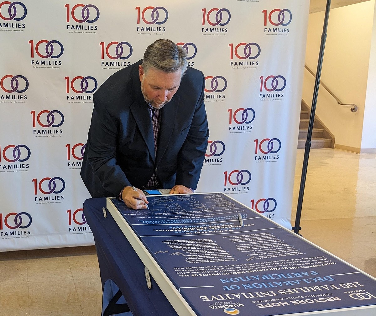 Local organizations pledge to work together through 100 Families | Hot ...