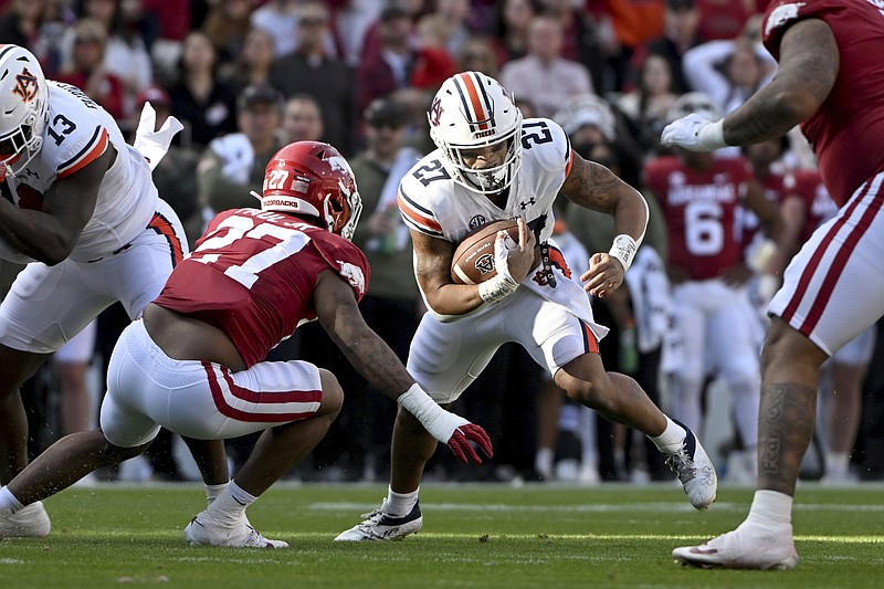 Auburn trounces Hogs to gain bowl eligibility Hot Springs Sentinel Record