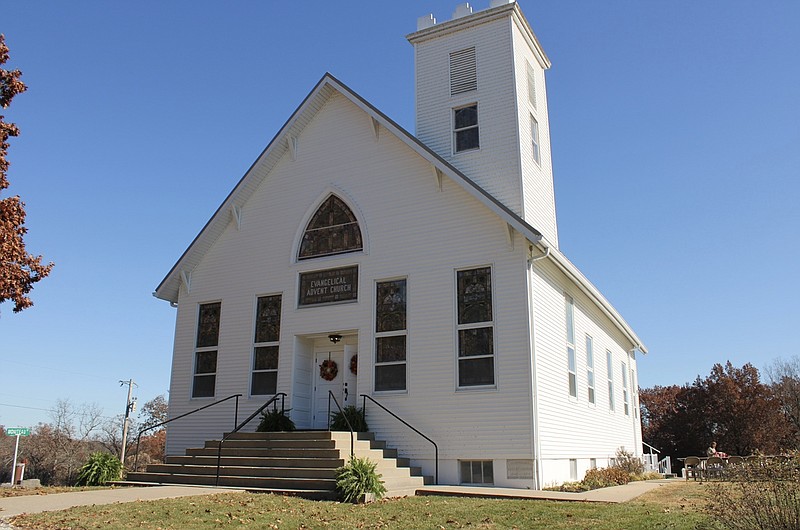 Democrat photo/Kaden Quinn 
Moniteau Evangelical Advent Church, of Jamestown, celebrates its 175th anniversary as one of the oldest churches in the county.