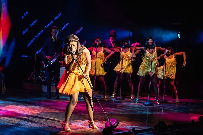 Ari Groover performs “Higher” as the lead in "TINA: The Tina Turner Musical," on stage Dec. 12-17 at the Walton Arts Center in Fayetteville. Parris Lewis also performs half of the shows on the tour because the role is so demanding. (Courtesy Photos/Matthew Murphy for Murphy Made)