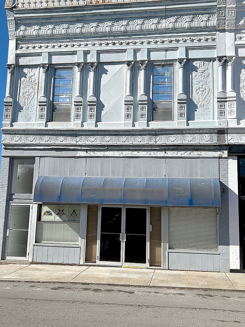 Lynn Kutter/Enterprise-Leader
Proceeds from a fundraising event Saturday, Dec. 2, will help pay for repairs at two historic buildings in downtown Prairie Grove, including Prairie Grove Occidental Lodge No. 436 on Mock Street, built in 1903.