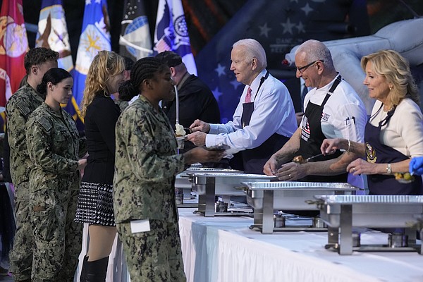 Bidens visit naval bases for Thanksgiving events | The Arkansas Democrat-Gazette - Vimarsana News