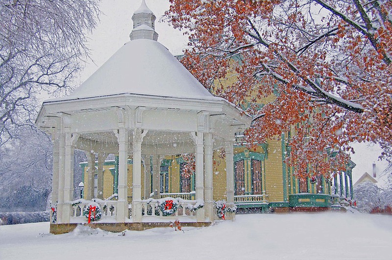 The Clayton House and its gazebo are shown in this photo. The Gaslight Gala set for Dec. 1 at the historic mansion will help support the museums support museum programs, promotion and preservation. The fundraiser will feature carriage rides, cocktails, live and silent auctions, live music by RainKings and festive fare.

(Courtesy photo/The Clayton House - Carmen Taylor)