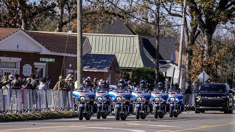 Rosalynn Carter is eulogized before family and friends as husband