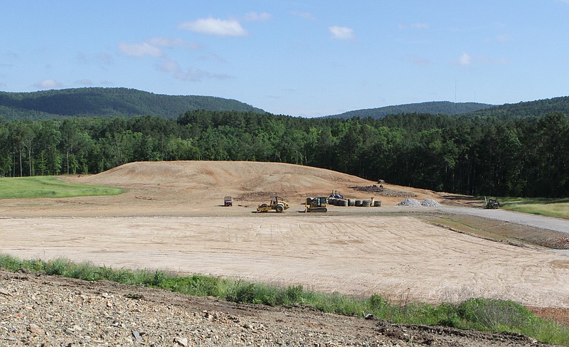 An area of phase 2 at the Garland County Landfill is shown in May 2015. (The Sentinel-Record/File photo)