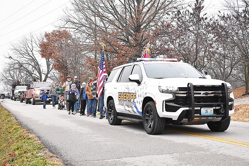 Russellville Lions Club parade holiday season California