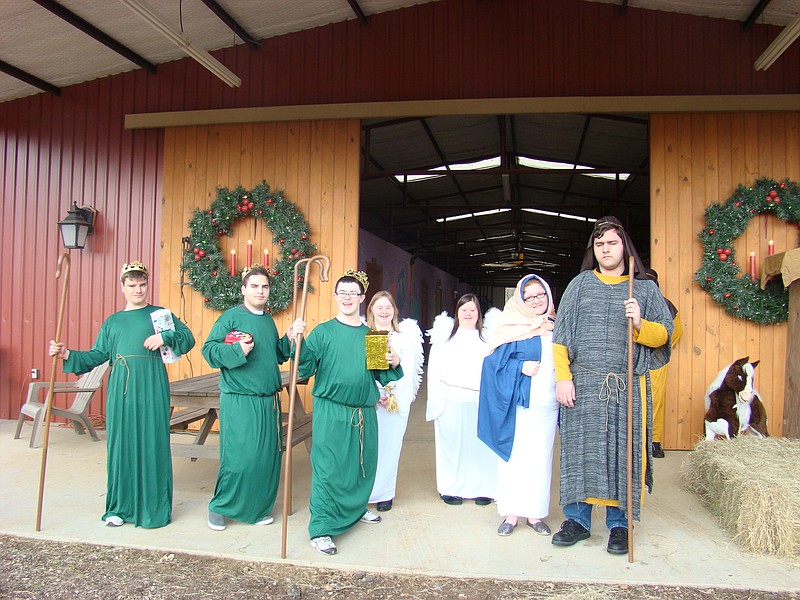 One of the first live Nativity scenes HOPE Landing organized is seen in this file photo. The organization has several upcoming holiday events. (Contributed)