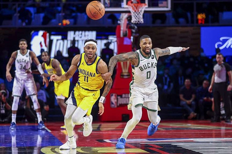 Pacers beat Bucks 128-119 to advance to face Lakers in NBA In