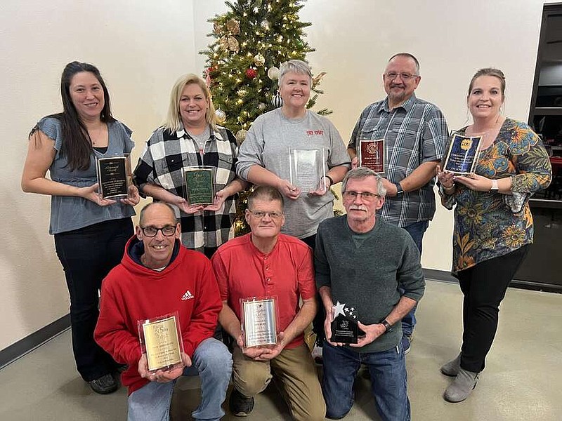 Select Pineville city leaders and employees received awards at annual