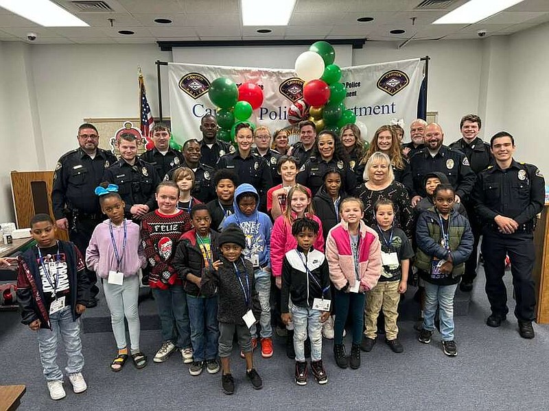Courtesy photo
The Camden Police Department along with Mayor Charlotte Young pose with this year's participants in the annual Shop With a Cop program.