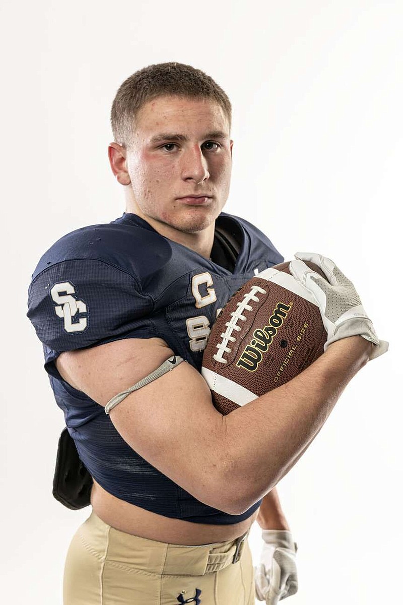 Bo Williams from Shiloh Christian is the NWA Democrat-Gazette Offensive Player of the Year for the 2023 season.
(NWA Democrat-Gazette/Spencer Tirey)