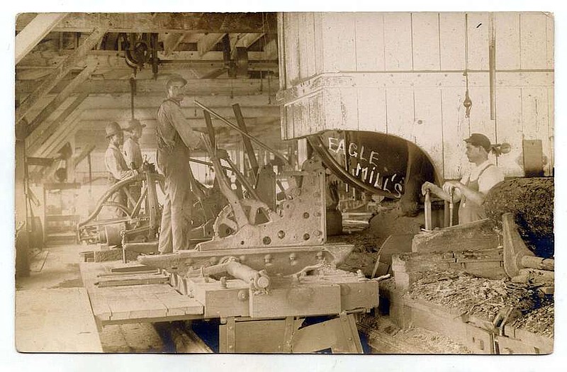 Arkansas Postcard Past Eagle Mills, circa 1913 Northwest Arkansas