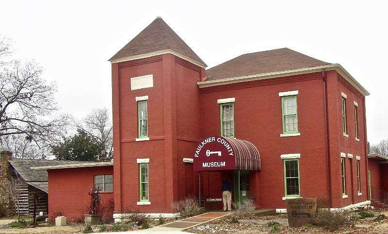 Faulkner County Museum is housed in a former jail built in 1896 in Conway. (Special to the Democrat-Gazette/Marcia Schnedler)