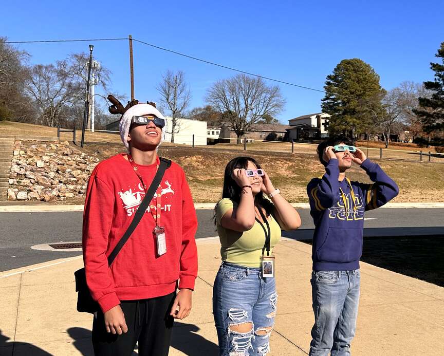 Hot Springs World Class High School students team up with Visit Hot Springs for eclipse project