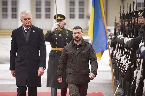 Zelenskyy in Lithuania to seek war aid | The Arkansas Democrat-Gazette - Vimarsana News