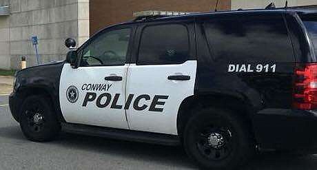 A Conway police vehicle is shown in this undated file photo.