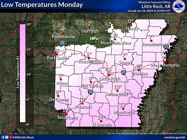 National Weather Service cautions area will see winter weather and freezing temperatures with system - Vimarsana News