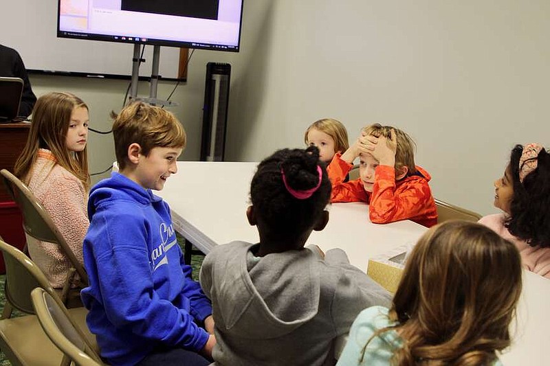Alexa Pfeiffer/News Tribune
Children attend Jefferson City Bible Chapel's Winter Bible Conference on Saturday morning. The children attended their own special lesson that was held in conjunction with the adult portion of the conference.