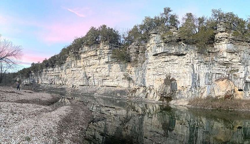 Panoramic picture from our Big Creek campsite. (Special to the Democrat-Gazette/Bob Robinson)
