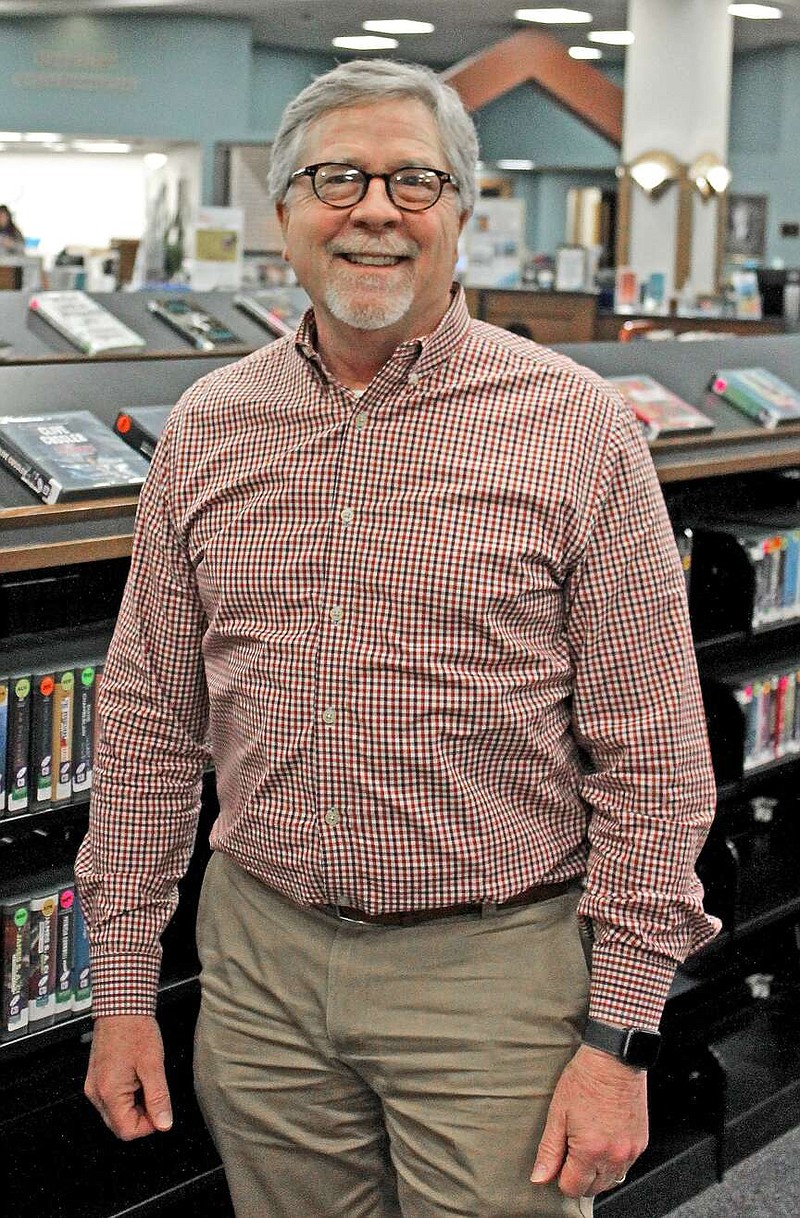 Attorney Merek Rowe was elected the new chair of the Garland County Library Board during its regular meeting Monday, Jan. 22, 2023. (The Sentinel-Record/James Leigh)