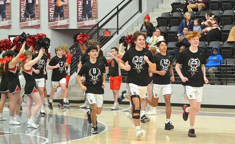 Annette Beard/Pea Ridge TIMES
The Blackhawks hosted the Gentry Pioneers Tuesday, Jan. 23, for Colors Day. The Hawks won 65 to 31. For more photographs, go to the PRT gallery at https://tnebc.nwaonline.com/photos/.