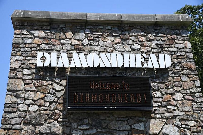 One of the entry signs to Diamondhead is shown in August 2023. (The Sentinel-Record/Lance Brownfield/File)