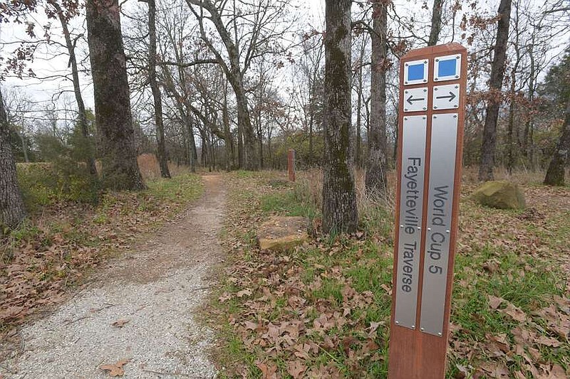 Trails at Centennial Park and Kessler Mountain will test trail runners day and night.
(NWA Democrat-Gazette/Flip Putthoff)