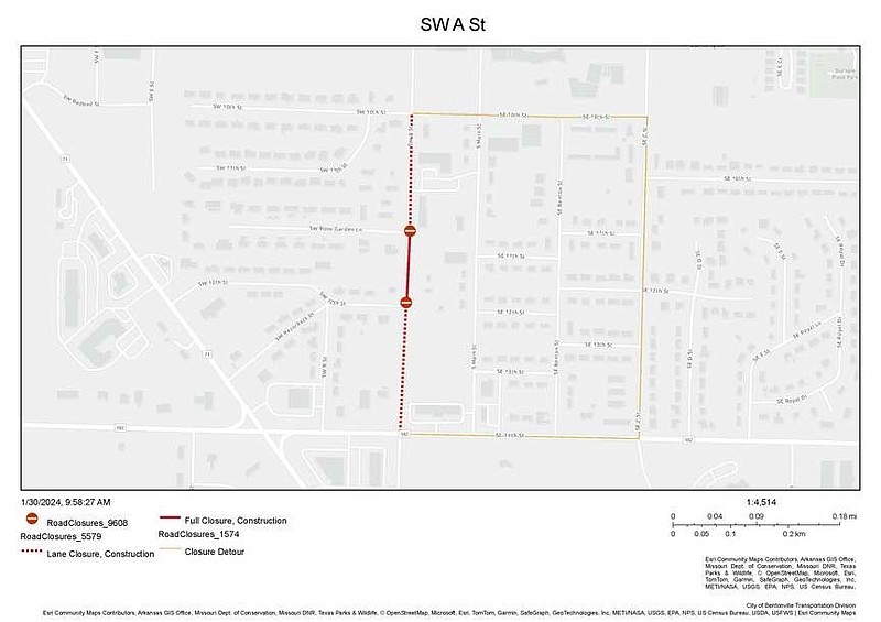 Section Of Bentonville Road To Be Closed For Months For Stormwater   206388115 Document T800 