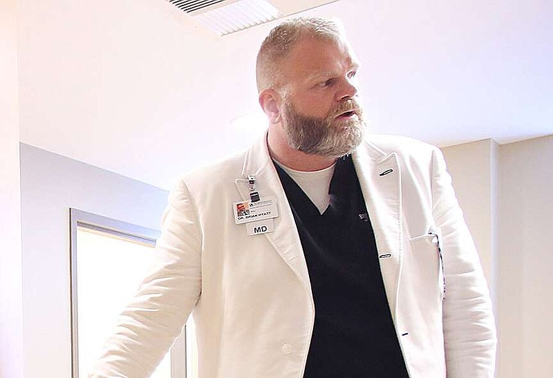 Dr. Brian Hyatt, 51, was formally charged with two counts of Medicaid fraud in late November by Arkansas Attorney General Tim Griffin.
(File Photo/NWA Democrat-Gazette)