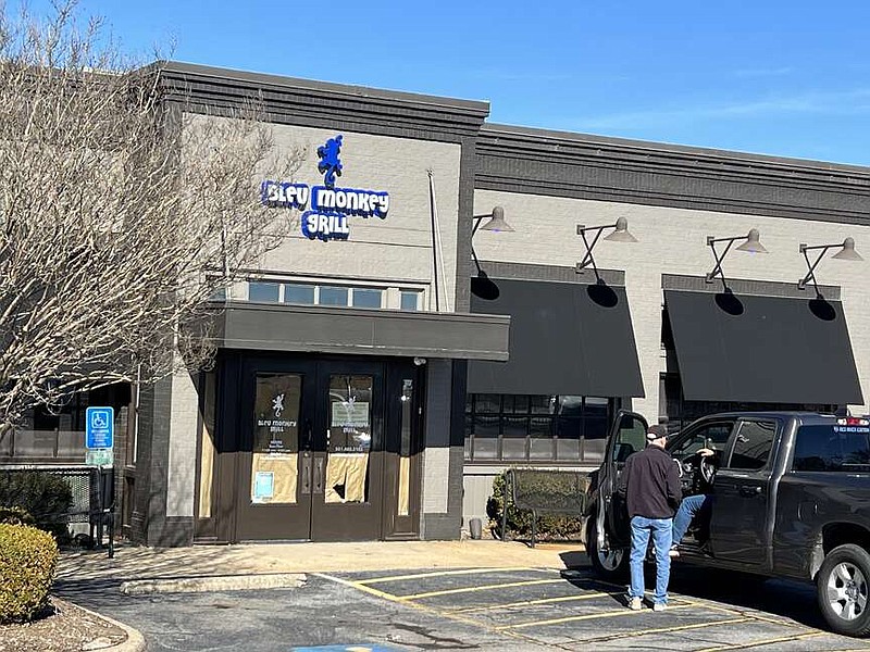 Bleu Monkey Grill is on the cusp of opening its West Little Rock location in the Pleasant Valley Shopping Center on North Rodney Parham Road. (Arkansas Democrat-Gazette/Eric E. Harrison)