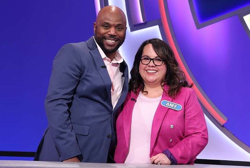 Amy and Joe Robbins will appear on the “Wheel of Fortune” on Wednesday. (Special to the Democrat-Gazette/Carol Kaelson/2024 Califon Productions Inc.)