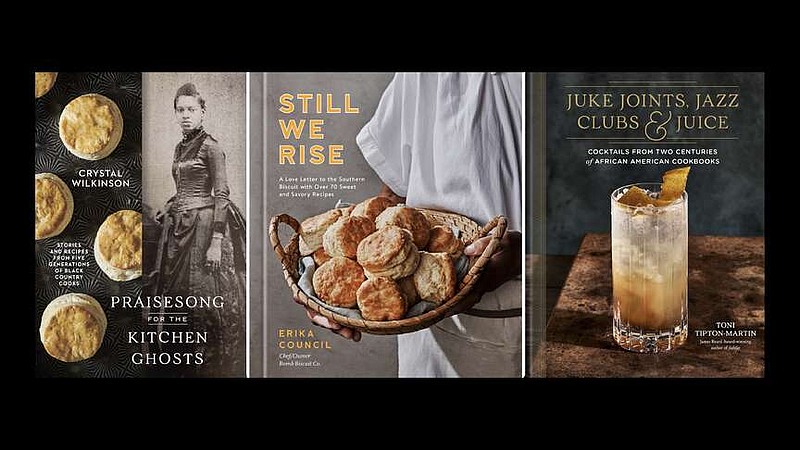 "Praisesong for the Kitchen Ghosts" by Crystal Wilkinson, "Still We Rise" by Erika Council and "Juke Joints, Jazz Clubs and Juice" by Toni Tipton-Martin