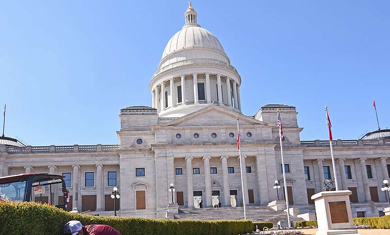 The state Capitol building in Little Rock is shown in this March 2022 file photo. (Arkansas Democrat-Gazette/Staci Vandagriff)