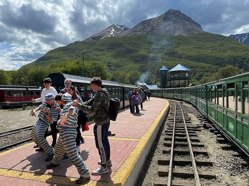 Ushuaia, capital of the Tierra del Fuego province in Argentina, is a tourist destination due in part to the Ushuaia prison, which some call "Argentina's Alcatraz." 
(Los Angeles Times/Leila Miller)