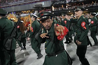 Rio's Carnival parade makes urgent plea to stop illegal mining in