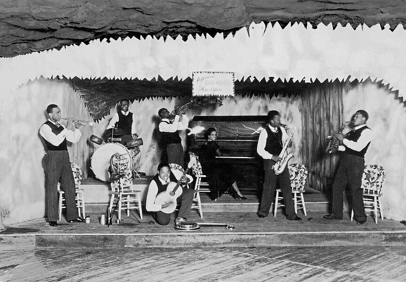 Submitted photo/Bella Vista Historical Museum
Clarence Love and his band, The Africans, performed at Wonderland Cave in Bella Vista in the 1930s. The group played the cave's official opening as a nightclub on May 31, 1930.