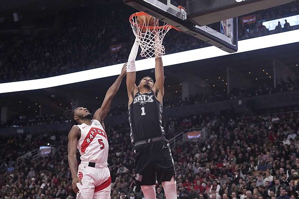 Wembanyama posts first triple-double as Spurs beat Raptors - Vimarsana News