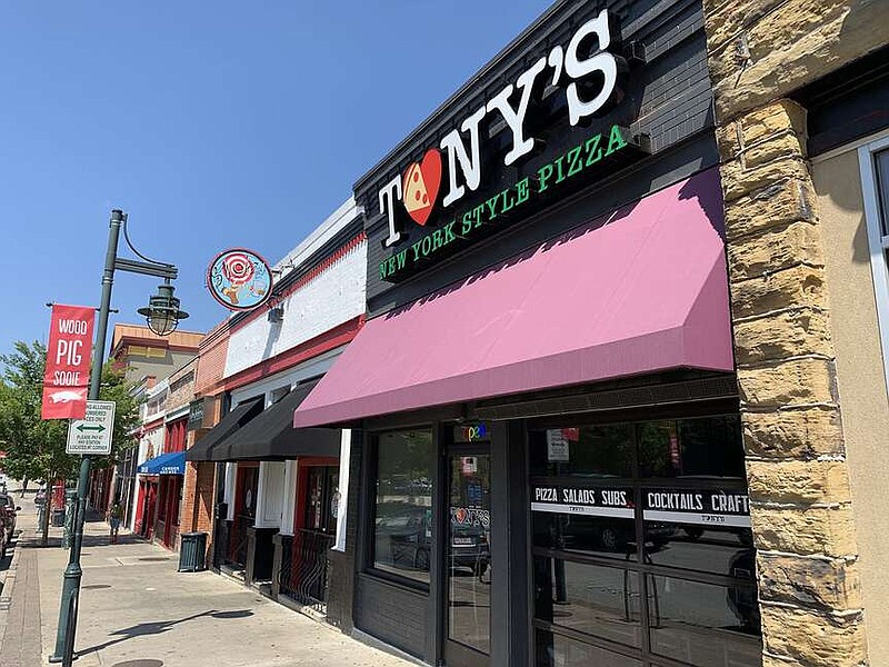 Tony's NY Style Pizza at 412 W. Dickson St. in Fayetteville is offering a free serving of cheese bread with the order of any 18-inch pizza during Restaurant Week.

(NWA Democrat-Gazette File Photo)