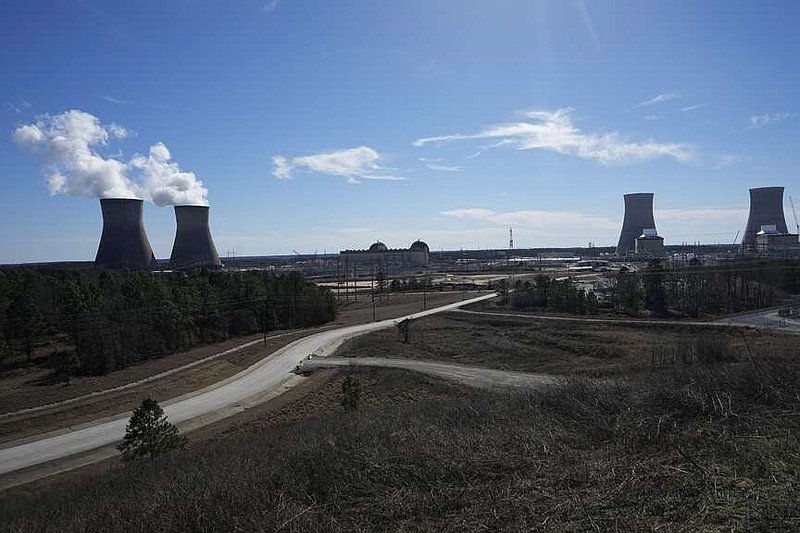 FILE - Georgia Power Co.'s Plant Vogtle nuclear power plant is shown Friday, Jan. 20, 2023, in Waynesboro, Ga. The electric utility said on Wednesday, Feb. 14, 2024 that its second new reactor has begun splitting atoms. (AP Photo/John Bazemore, File)