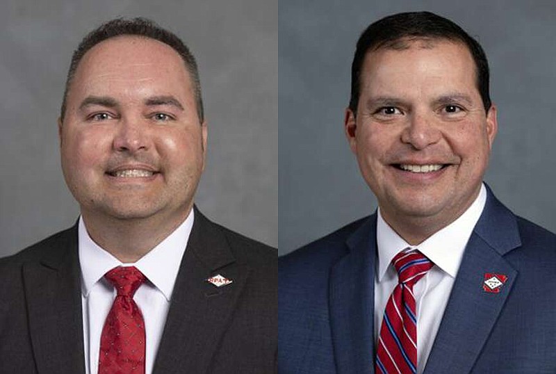 Jeremey Criner (left) faces Randy Torres in the race for the District 17 seat in the state House of Representatives.