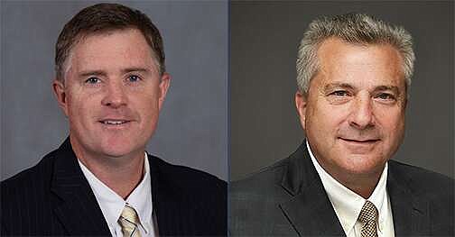 Taylor Samples (left) and Mark Scalise are seeking the state district judge District 2, Division 1 seat.