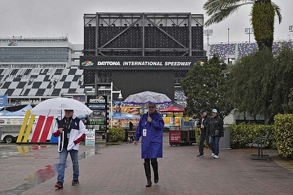 Steady rain forces Daytona washout | The Arkansas Democrat-Gazette - Arkansas' Best News Source - Vimarsana News