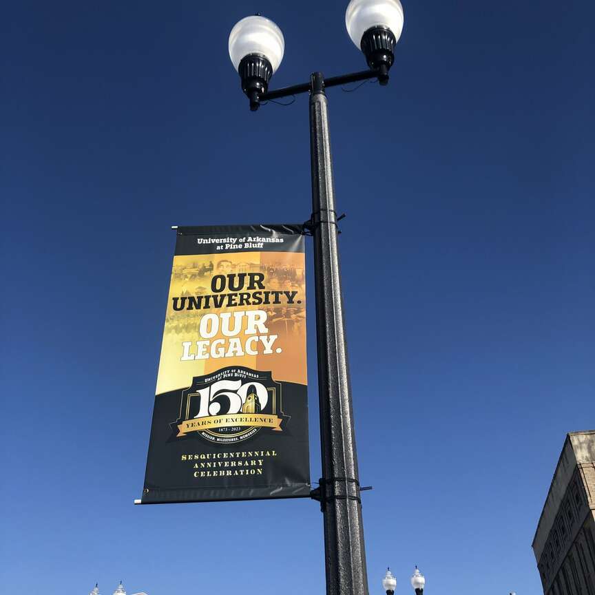 UAPB street banners celebrate 150th year