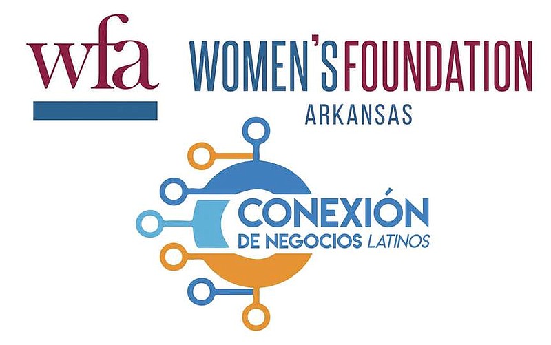 Logotipos de Womens Foundation de Arkansas y Conexión de Negocios Latinos. (Foto: LinkedIn)