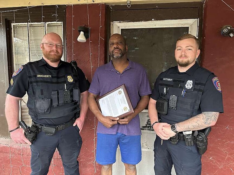 Texarkana Arkansas man honored by police department for efforts to help ...