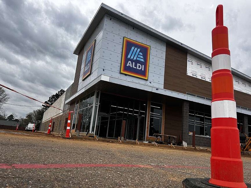 This Aldi supermarket under construction will soon open at 2315 Richmond Road in Texarkana, Texas. An Albertson's supermarket previously occupied the building. Aldi is a German-owned chain that as of October 2023 operated more than 12,000 stores in 18 countries, according to businessinsider.com. (Staff photo by Sharda James)